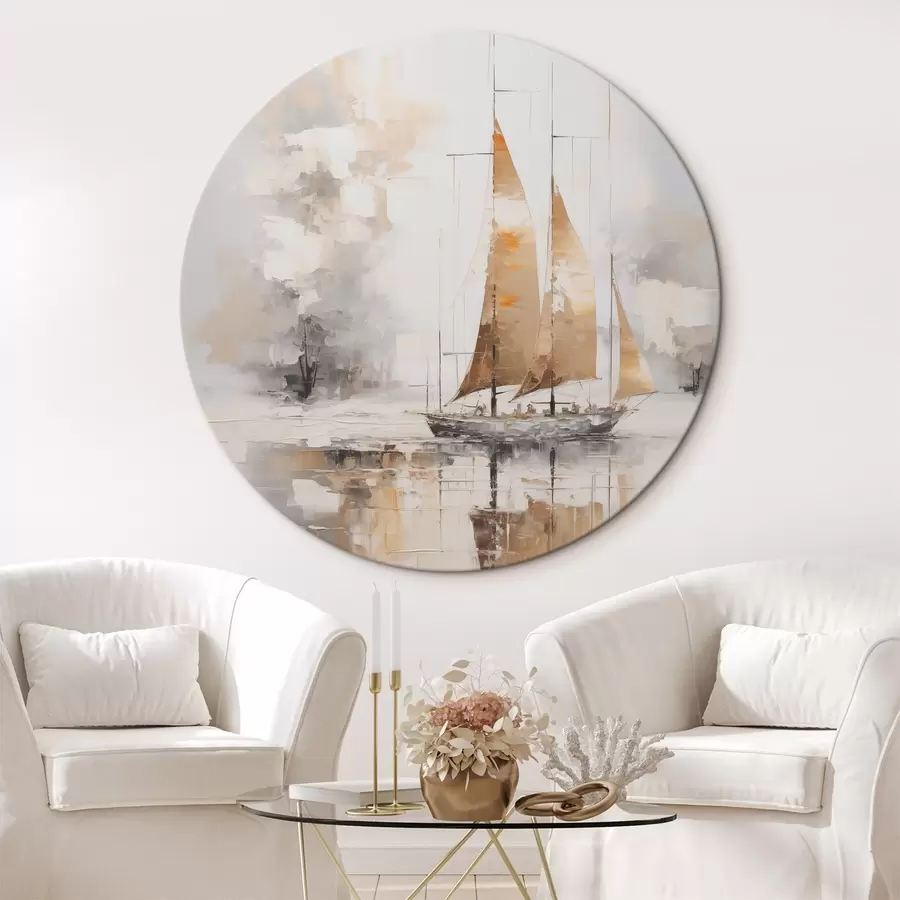 Obraz Maľba imitácie plachetnice r46565