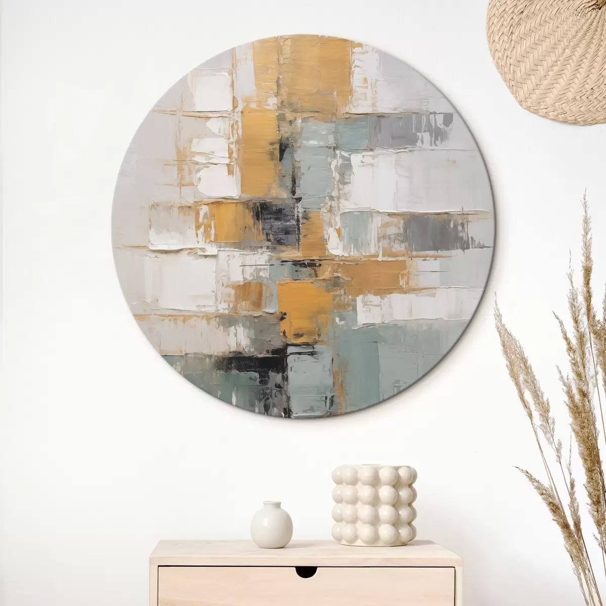 Okrúhle obrazy Abstraktné zloženie r46569