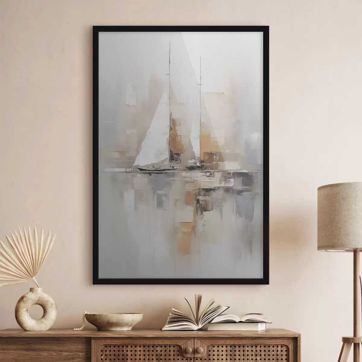 Plagáty Abstrakcia plachetnice f46566