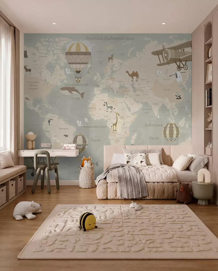 Fototapety Lety ukrajinsky — Béžový c00003uk