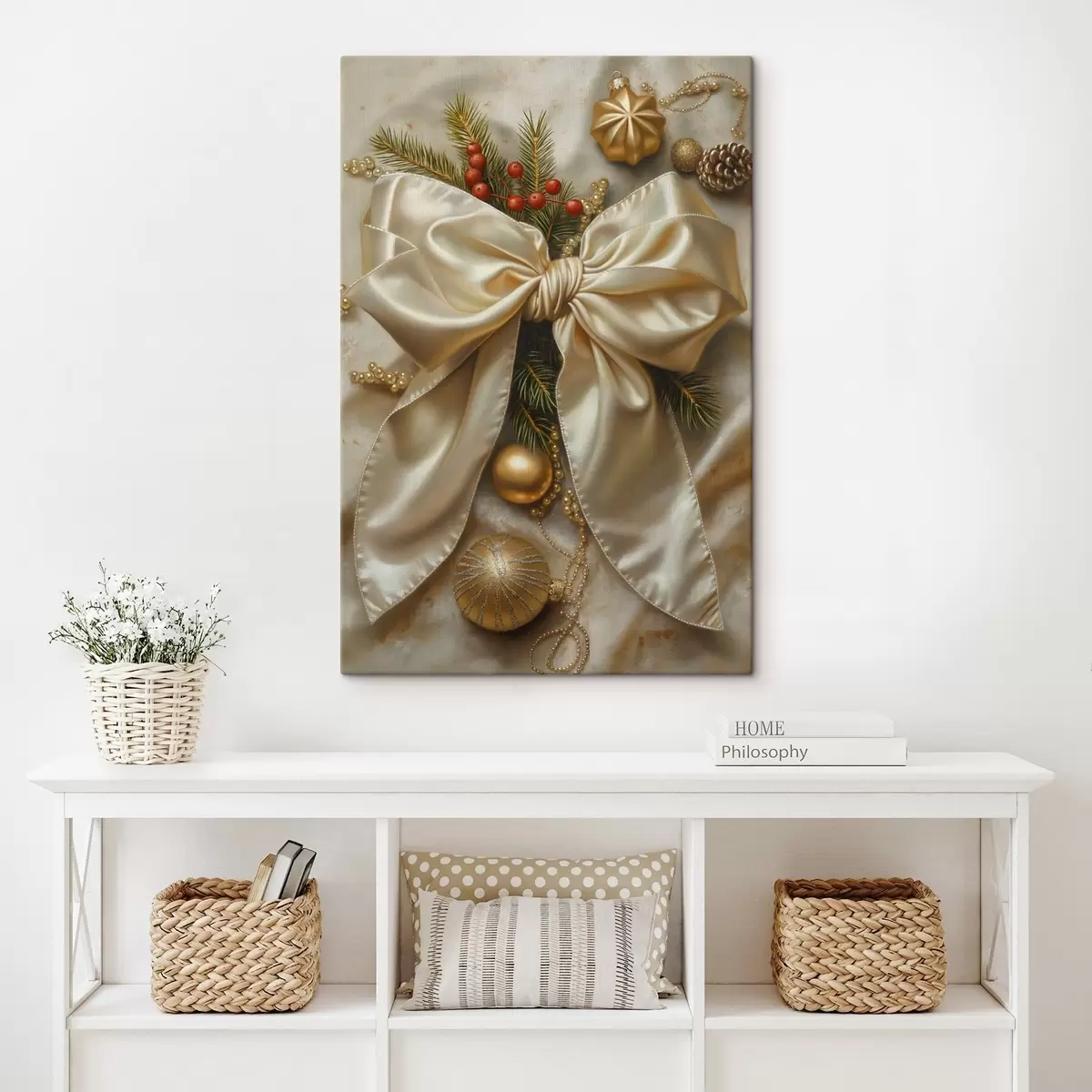 Obraz Vianočná mašľa s46592