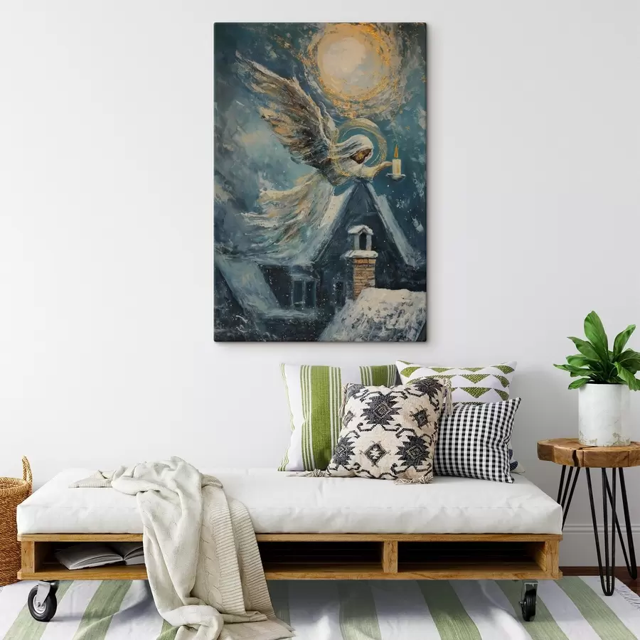 Obraz Anjel nad domami s46600