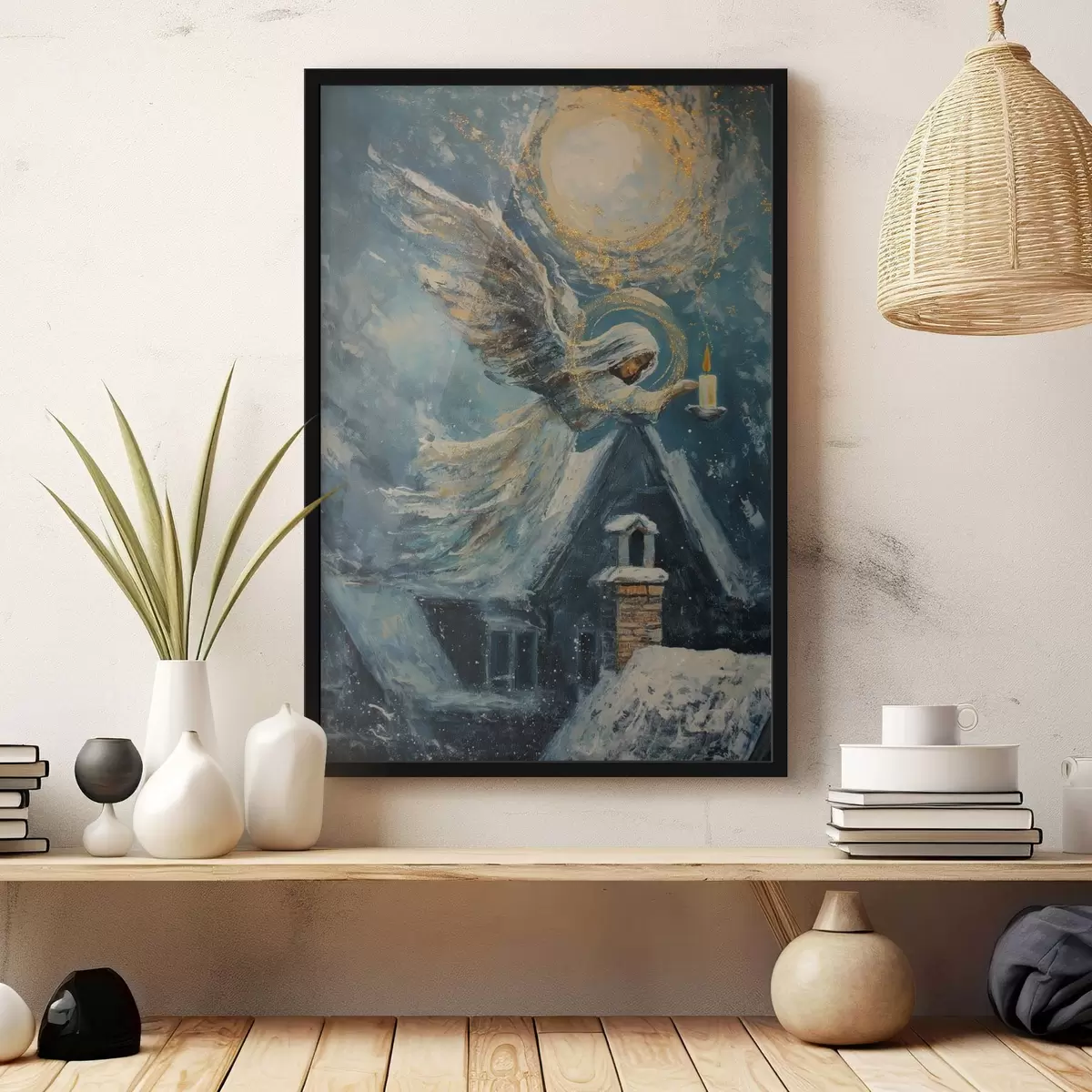 Plagáty Anjel nad domami f46600