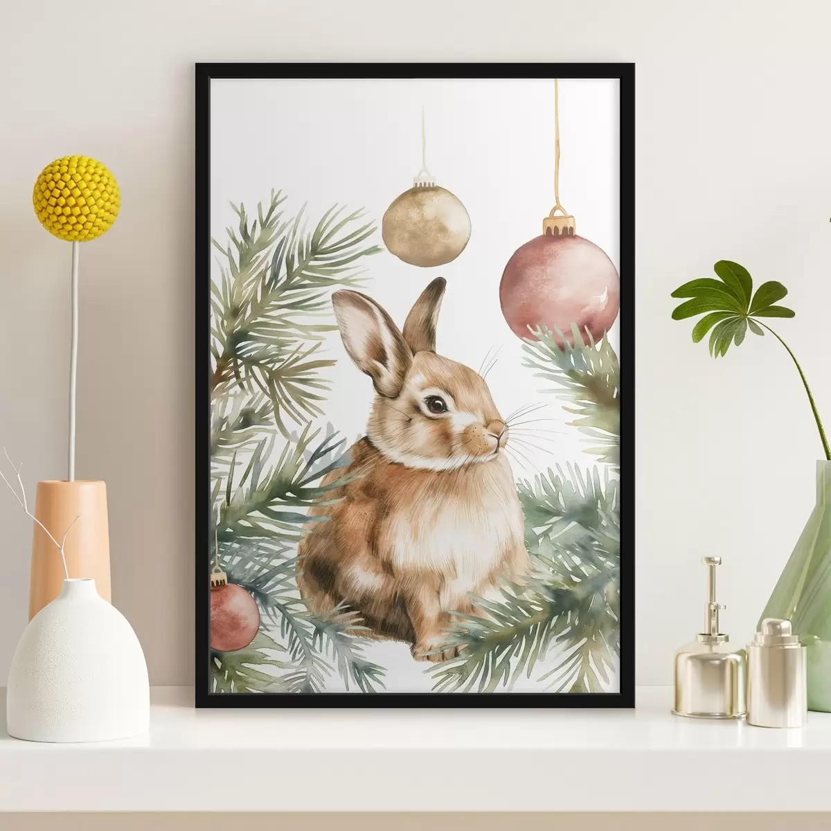 Plagáty Novoročný zajac f46603