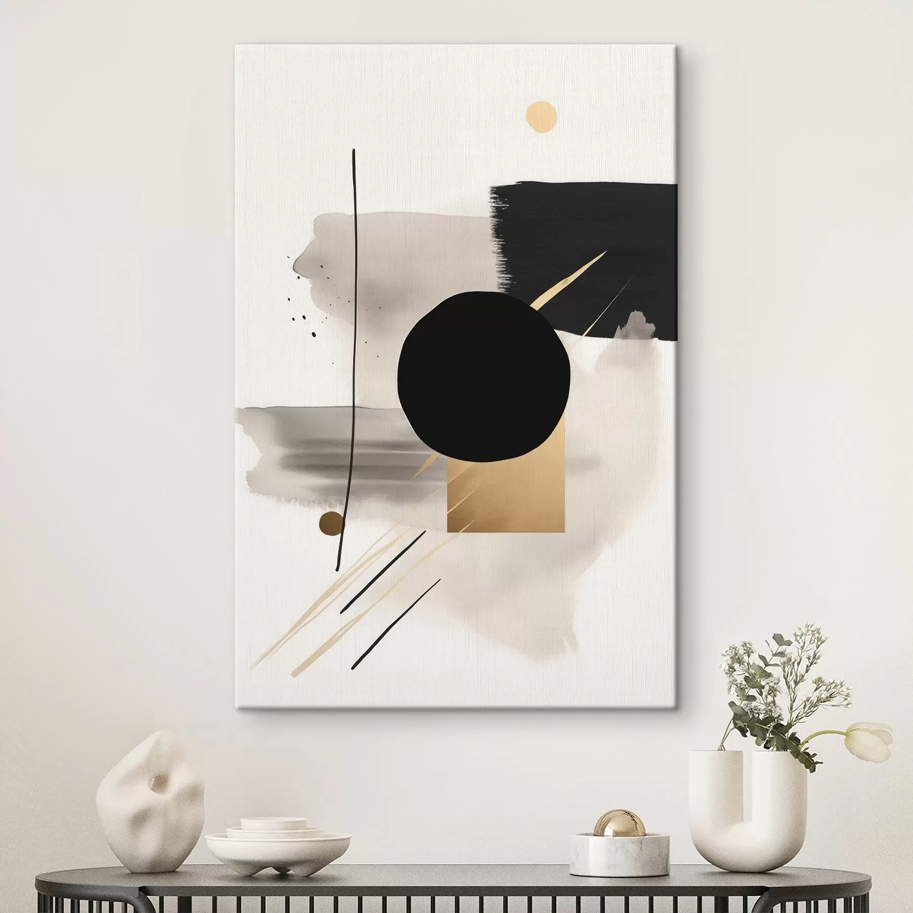 Obraz Abstrakcie s tvarmi s46572