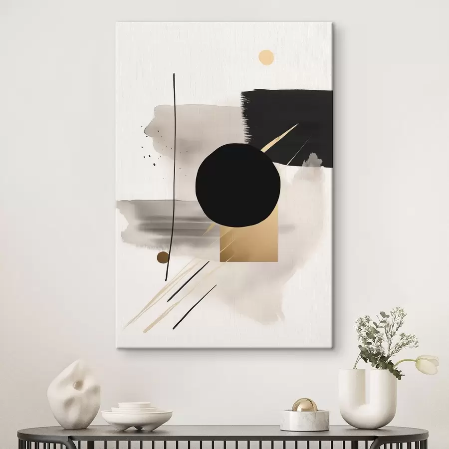 Obraz Abstrakcie s tvarmi s46572