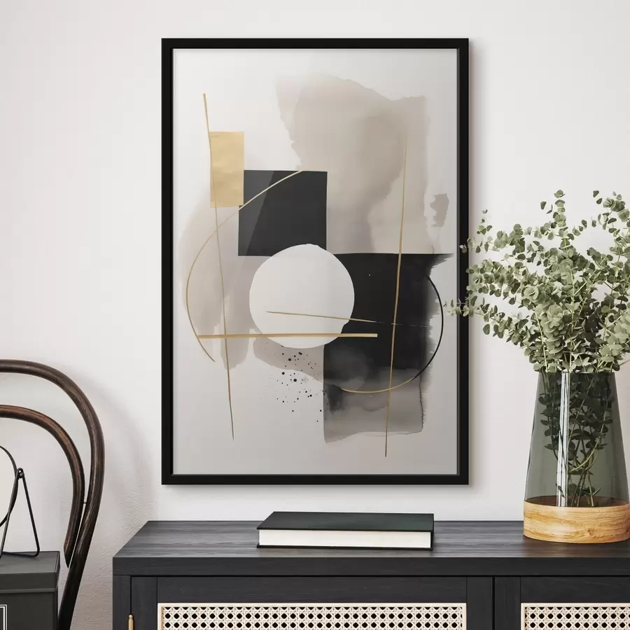 Fototapety Abstrakcie s tvarmi f46573