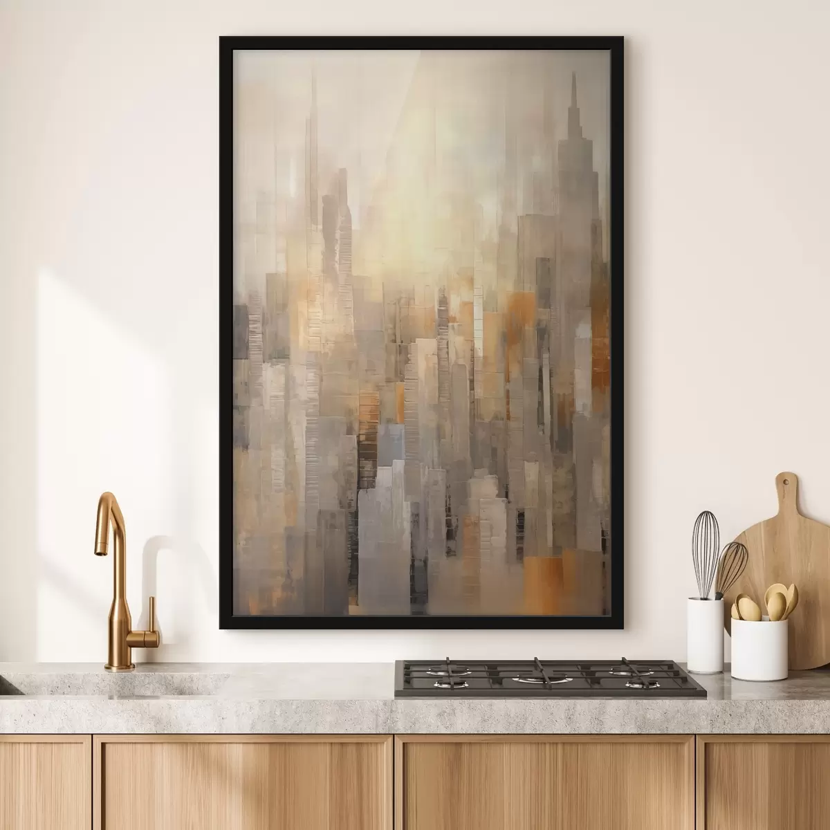 Plagáty Abstraktná mestská krajina f46580