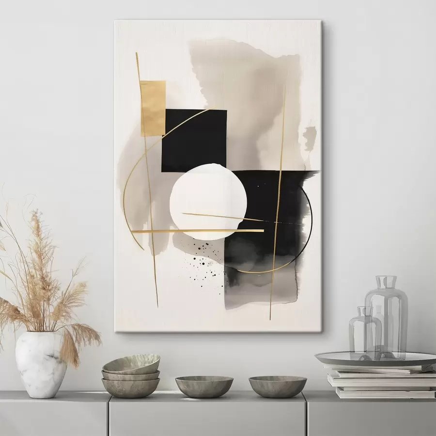 Obraz Abstrakcie s tvarmi s46573