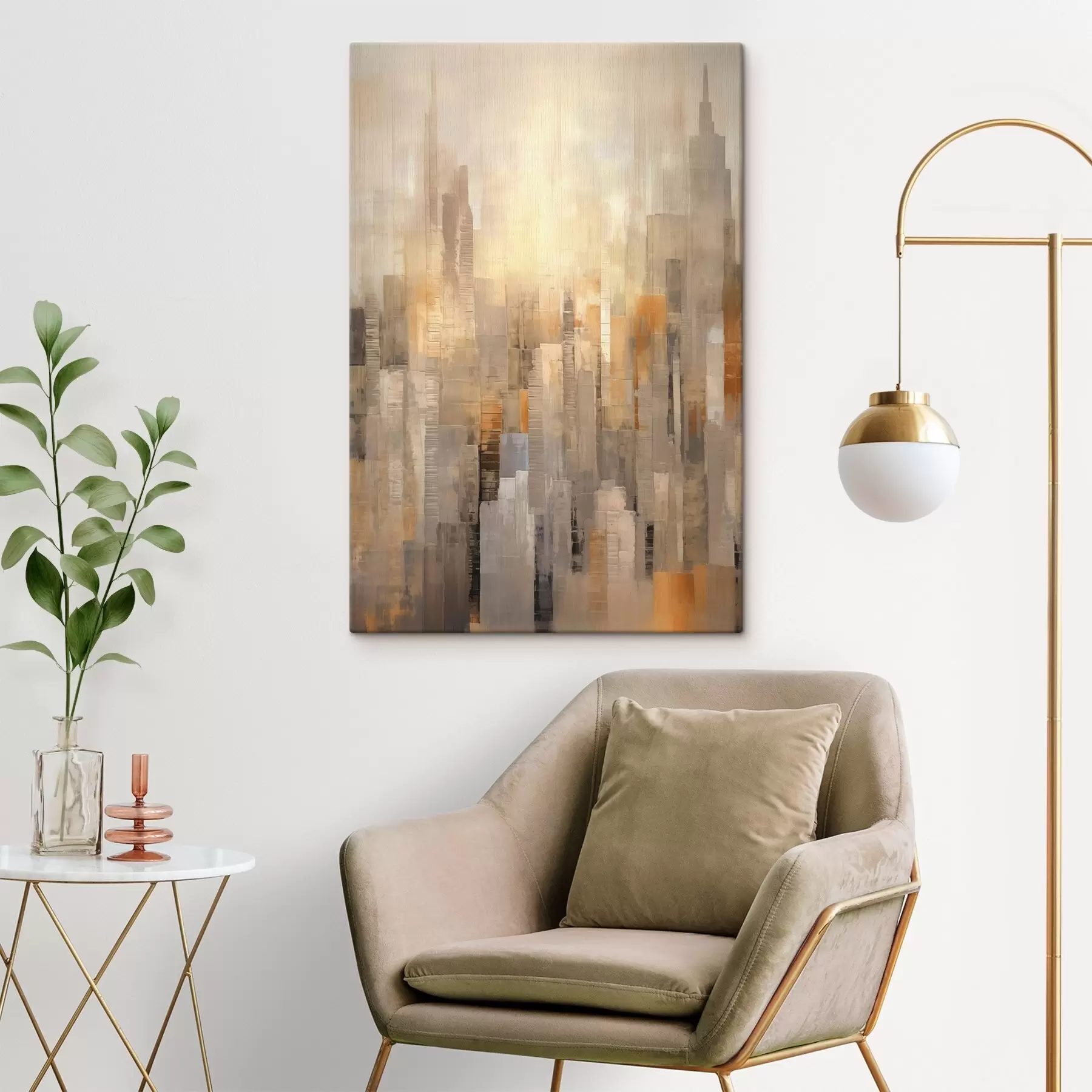 Obraz Abstraktná mestská krajina s46580