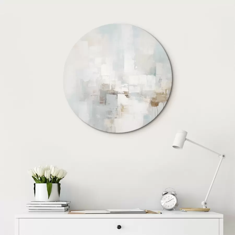 Obraz Svetlé pastelové bloky: modrá, béžová, biela r46546