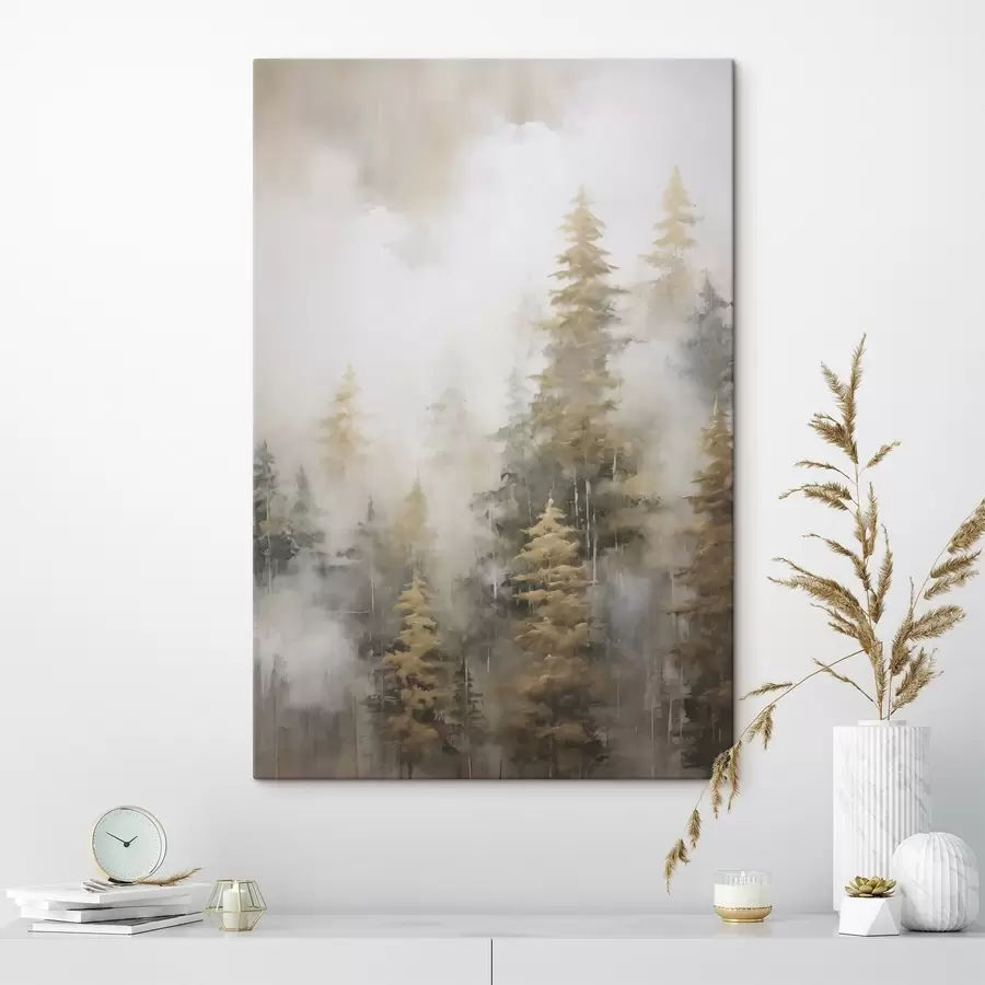 Obraz Lesná imitácia maľby s46672