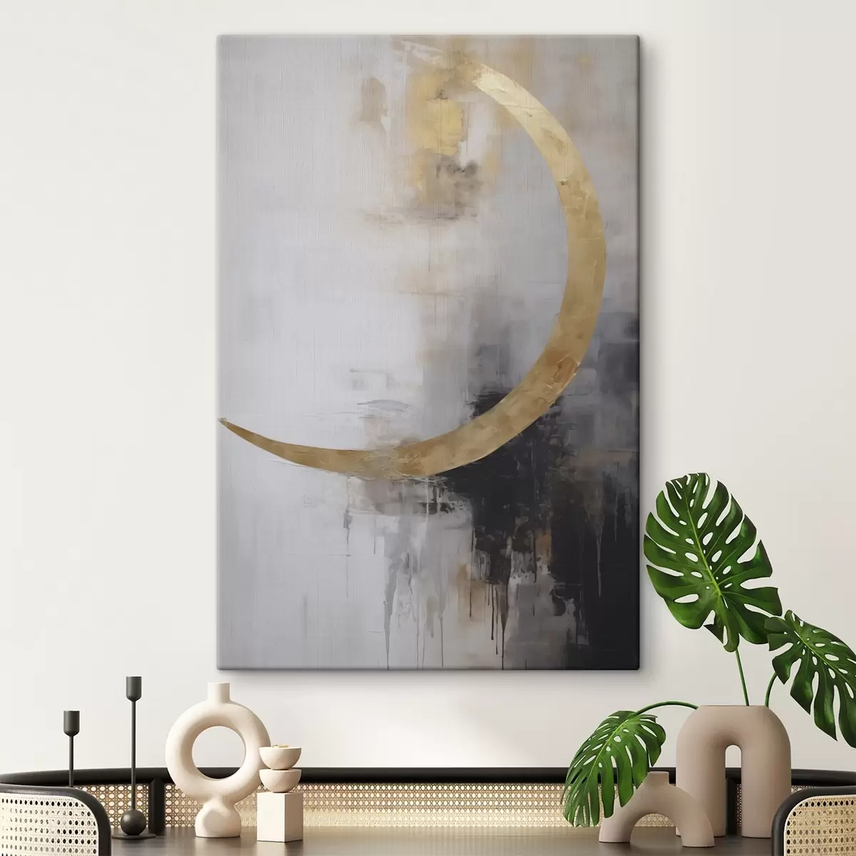 Obraz Abstrakcia imitácia maľby s46675