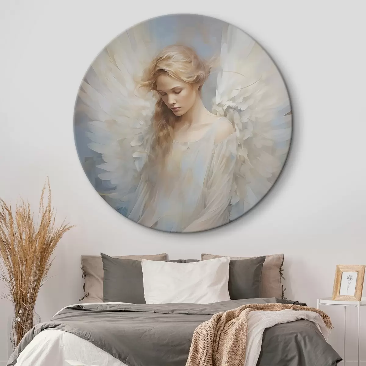 Okrúhle obrazy Abstrakcia anjela r46681