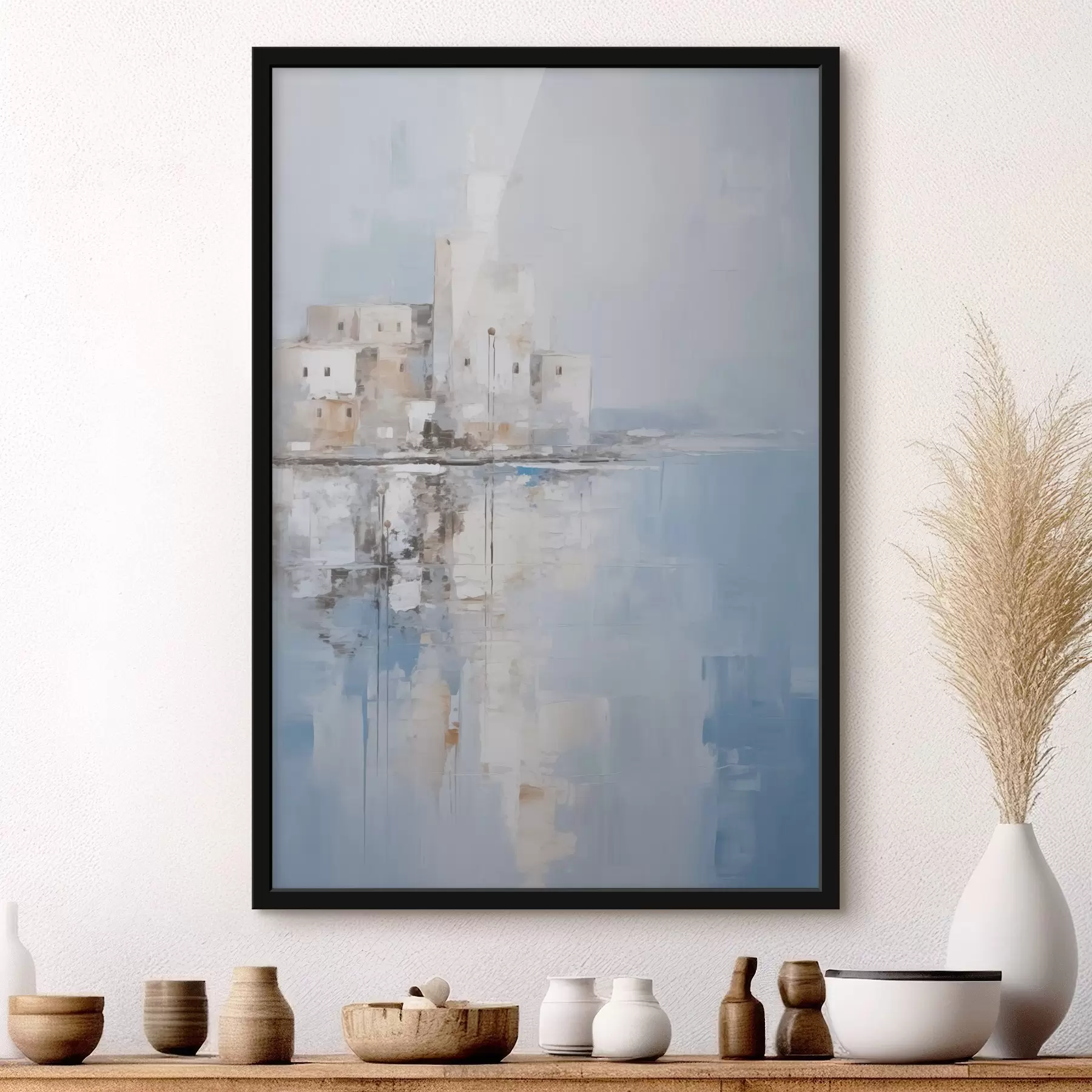 Fototapety Abstraktná krajinárska imitácia maľby f46674