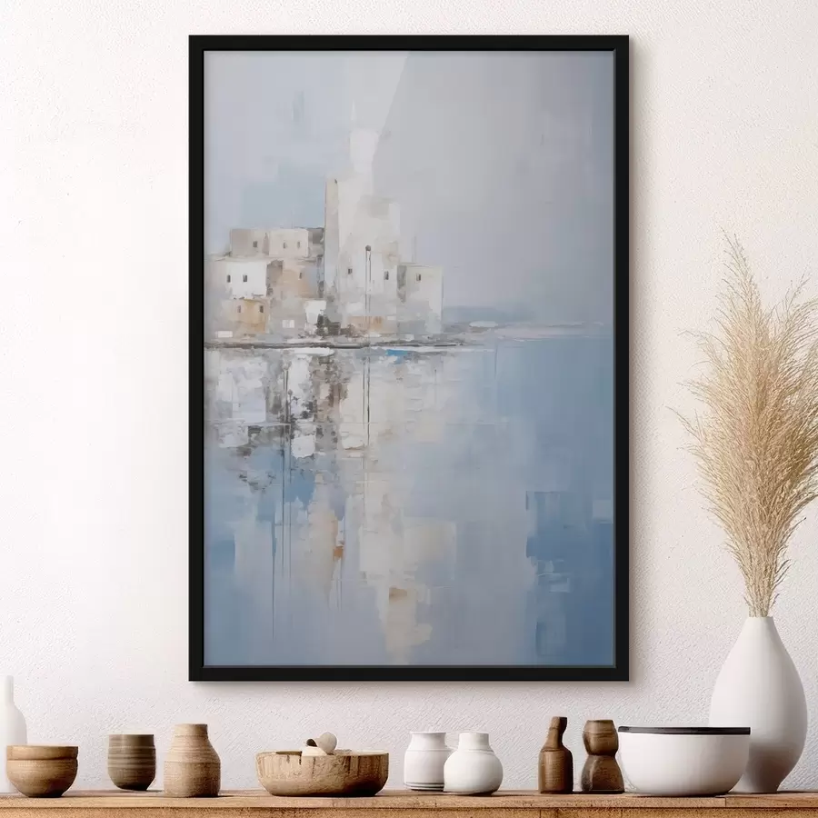 Fototapety Abstraktná krajinárska imitácia maľby f46674