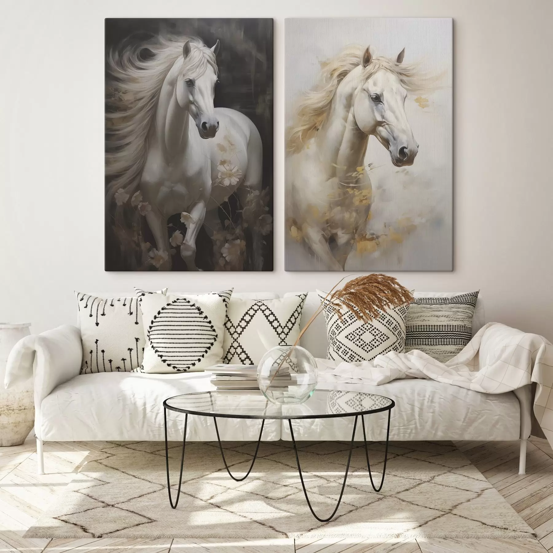 Obraz Imitácia maľby koňa m01000