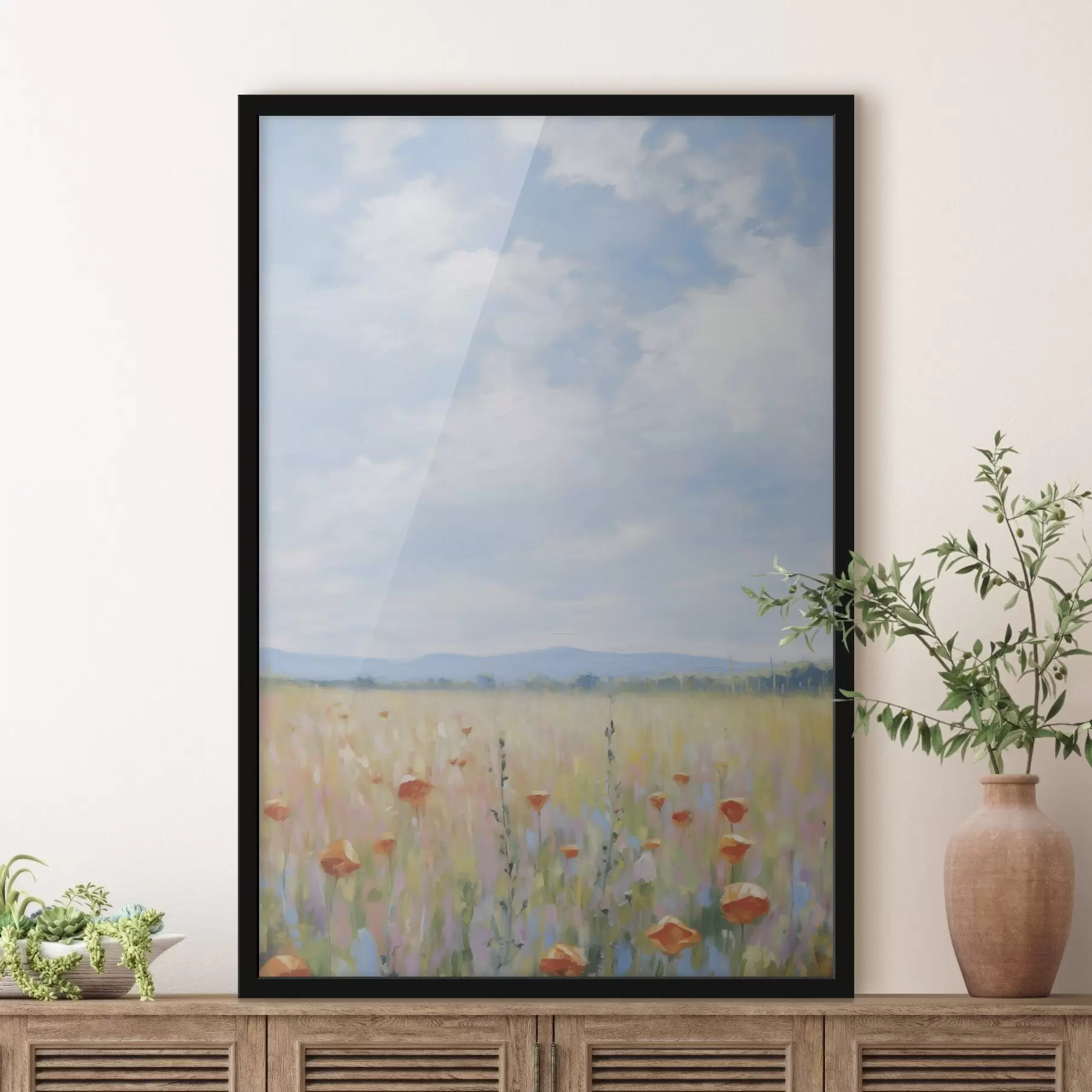 Fototapety Maľba imitácie poľa f46715