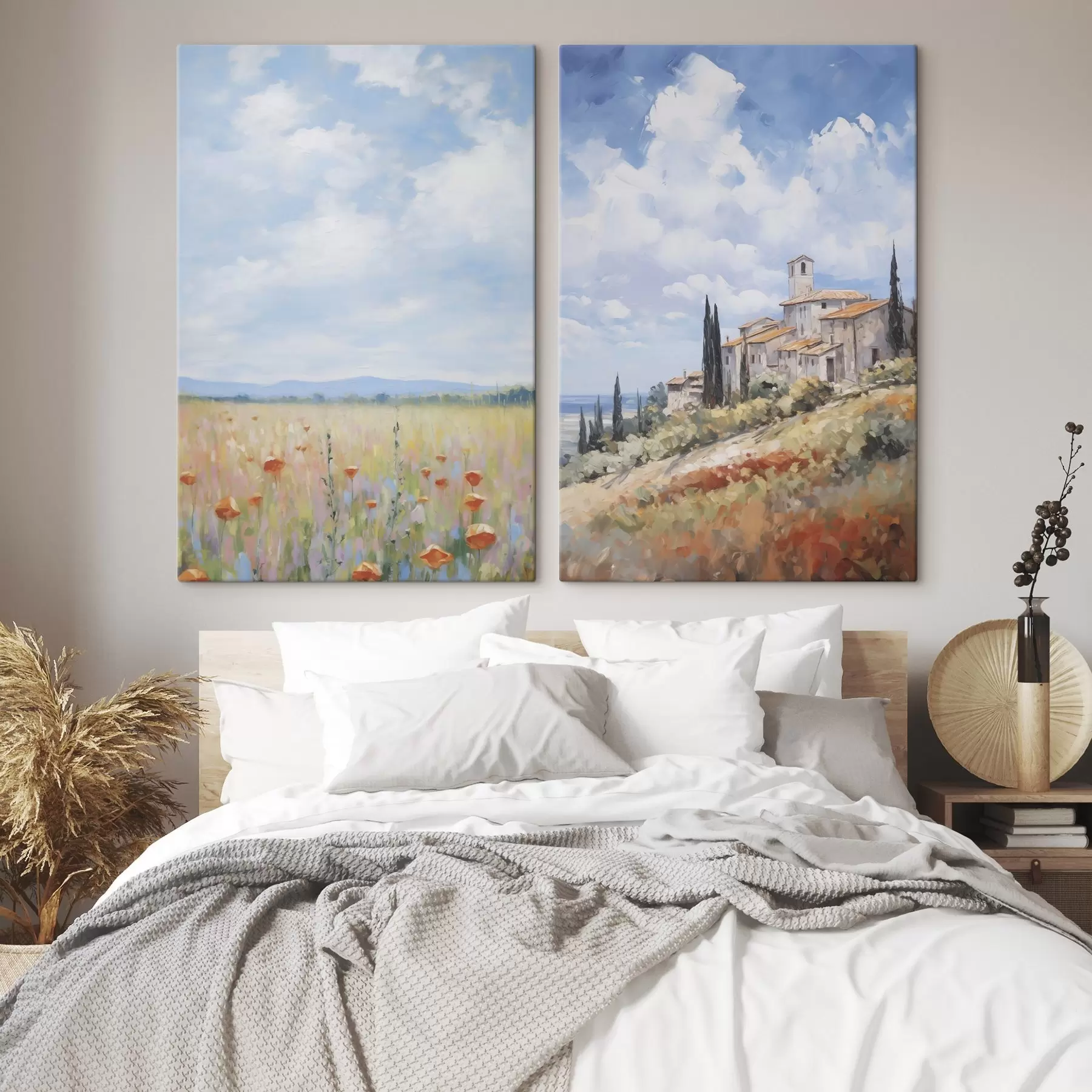 Obraz Imitácia maľby vidieckej krajiny m01018