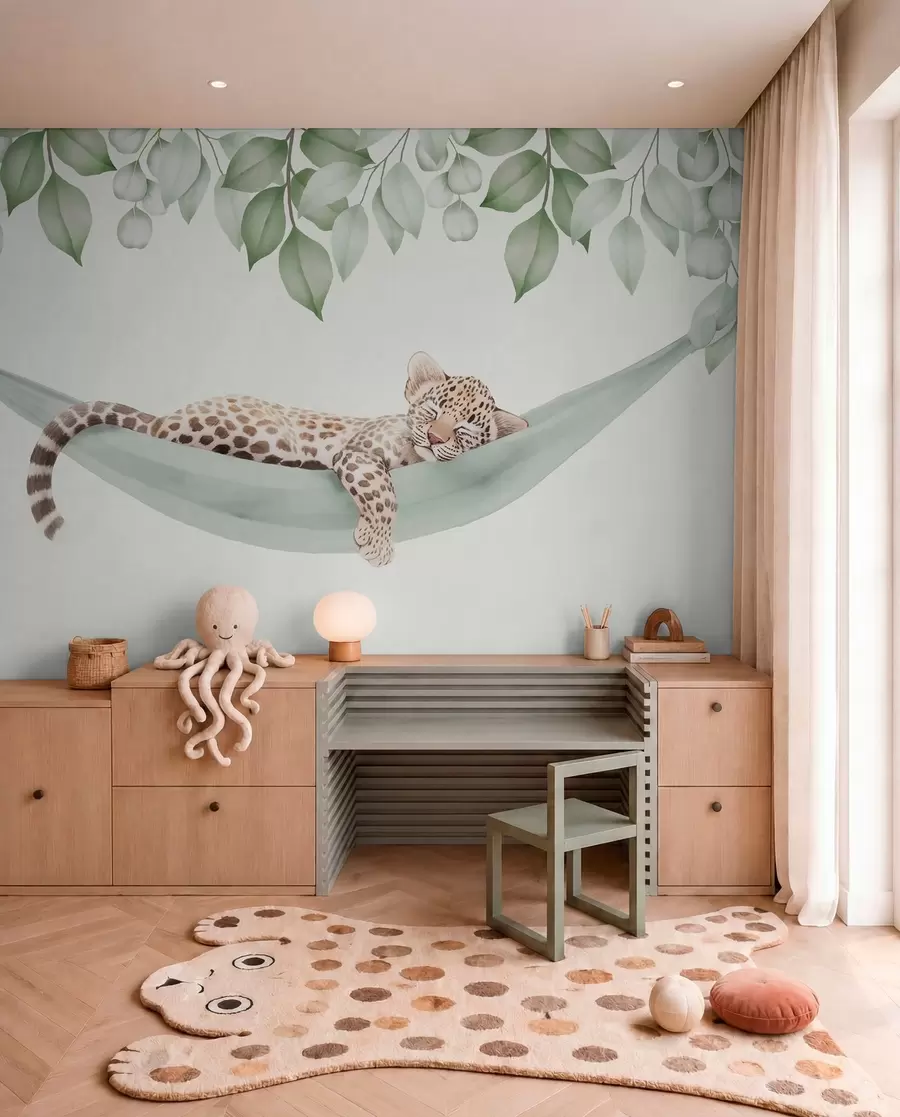 Fototapety Leopardia siesta w04881