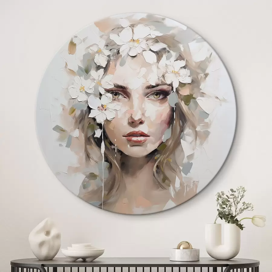 Obraz Abstraktný portrét imitujúci maľbu r46749