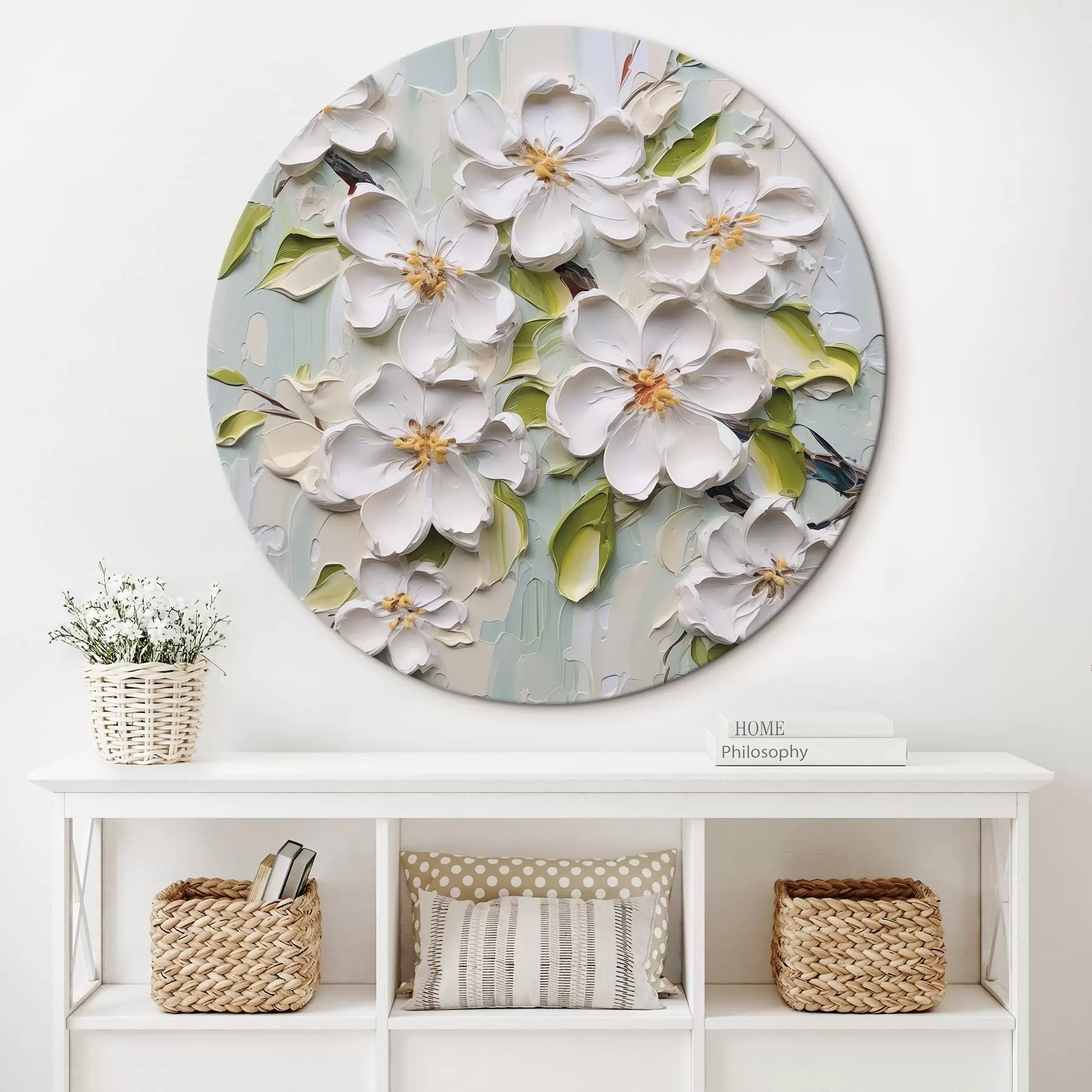 Obraz Kvety imitácia maľby r46754