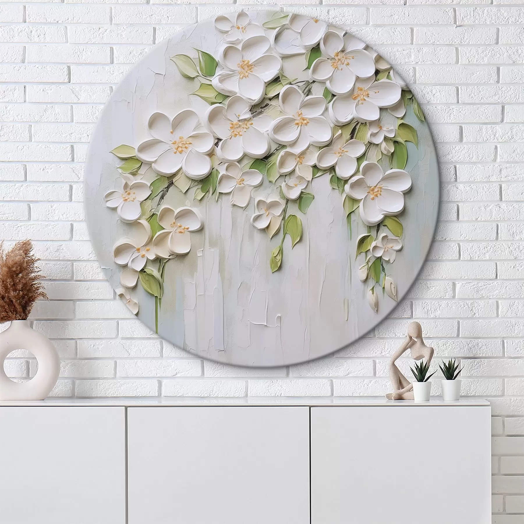 Obraz Abstraktné kvety imitácia maľby r46755