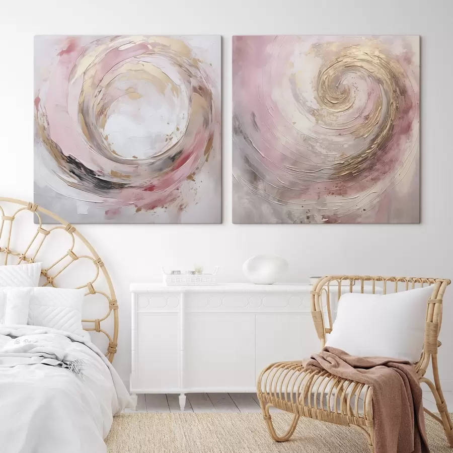 Obraz Abstraktná maľba imitujúca vírenie m01028