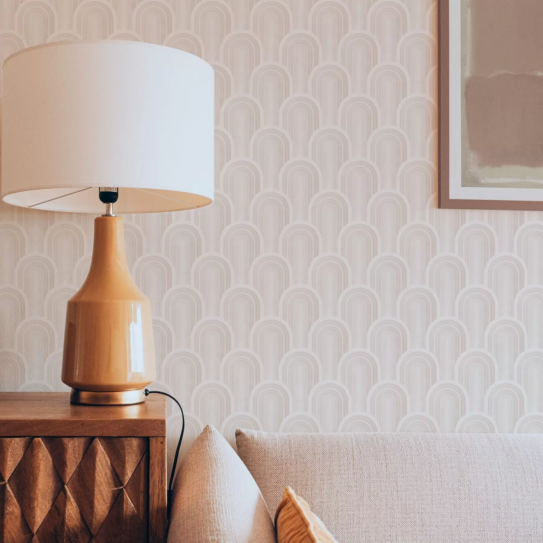 Fototapety Malé oblúkové moduly v teplých krémovo-béžových odtieňoch a00924