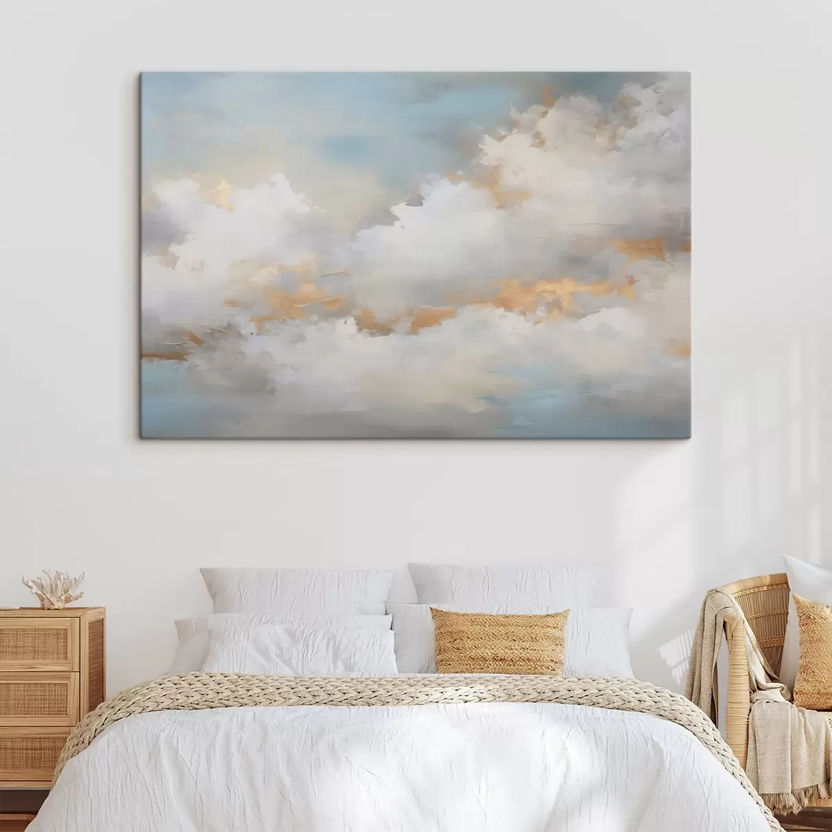 Obraz Namaľovanie oblohy a mrakov s46760