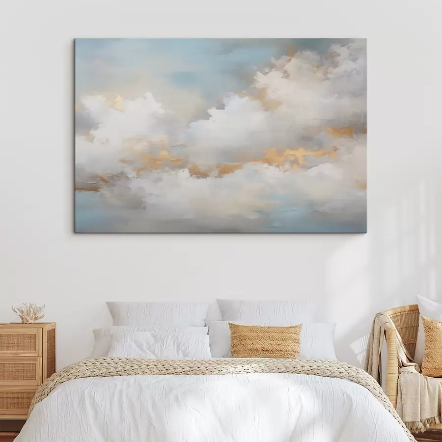 Obraz Namaľovanie oblohy a mrakov s46760