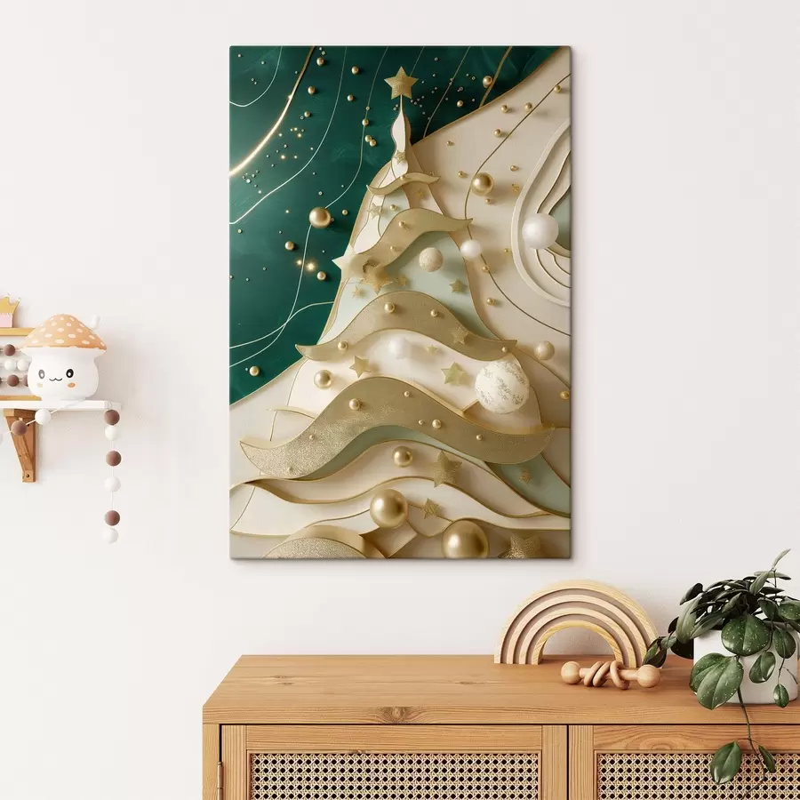 Obraz vianočný stromček s46795