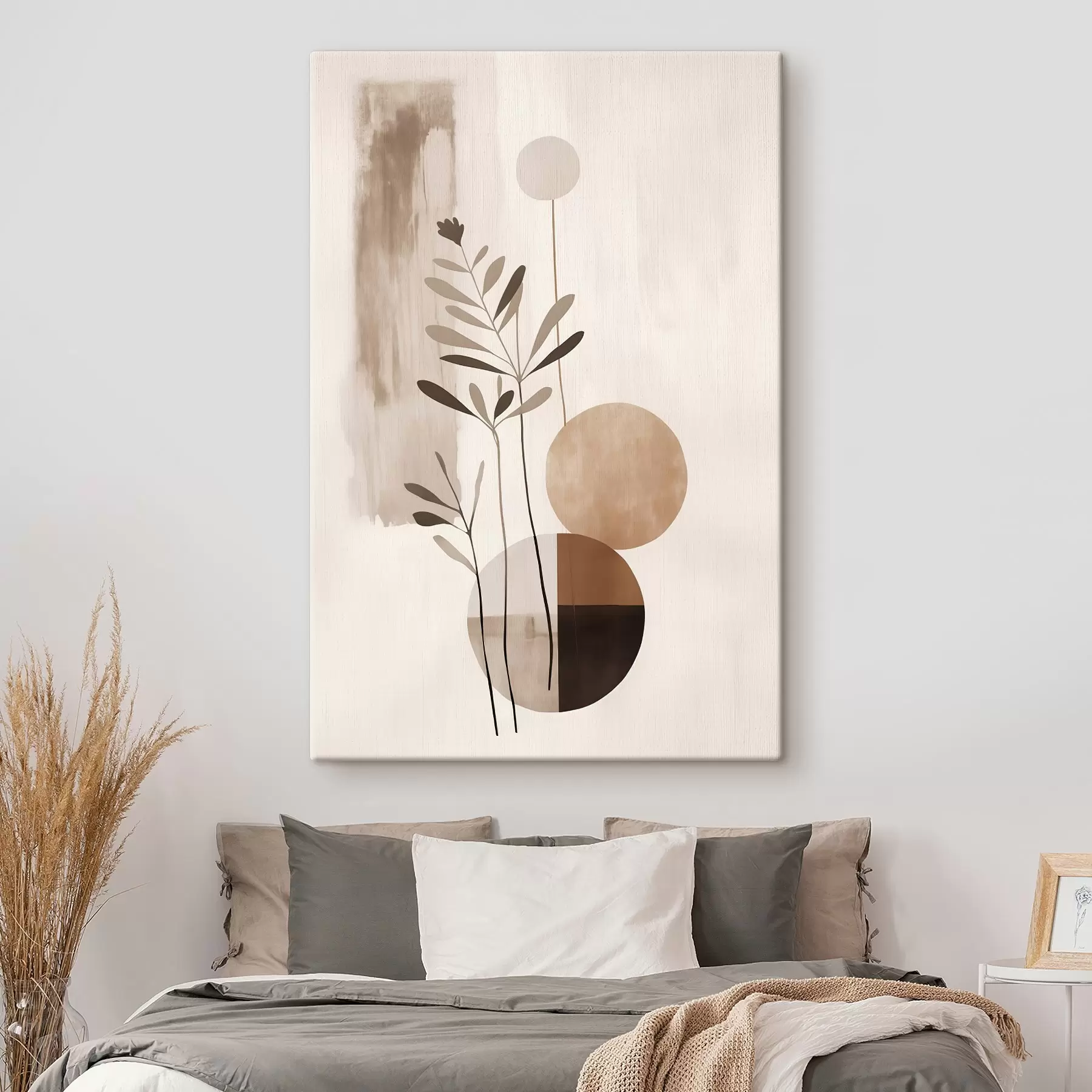 Obraz Abstrakcia s rastlinou s46782