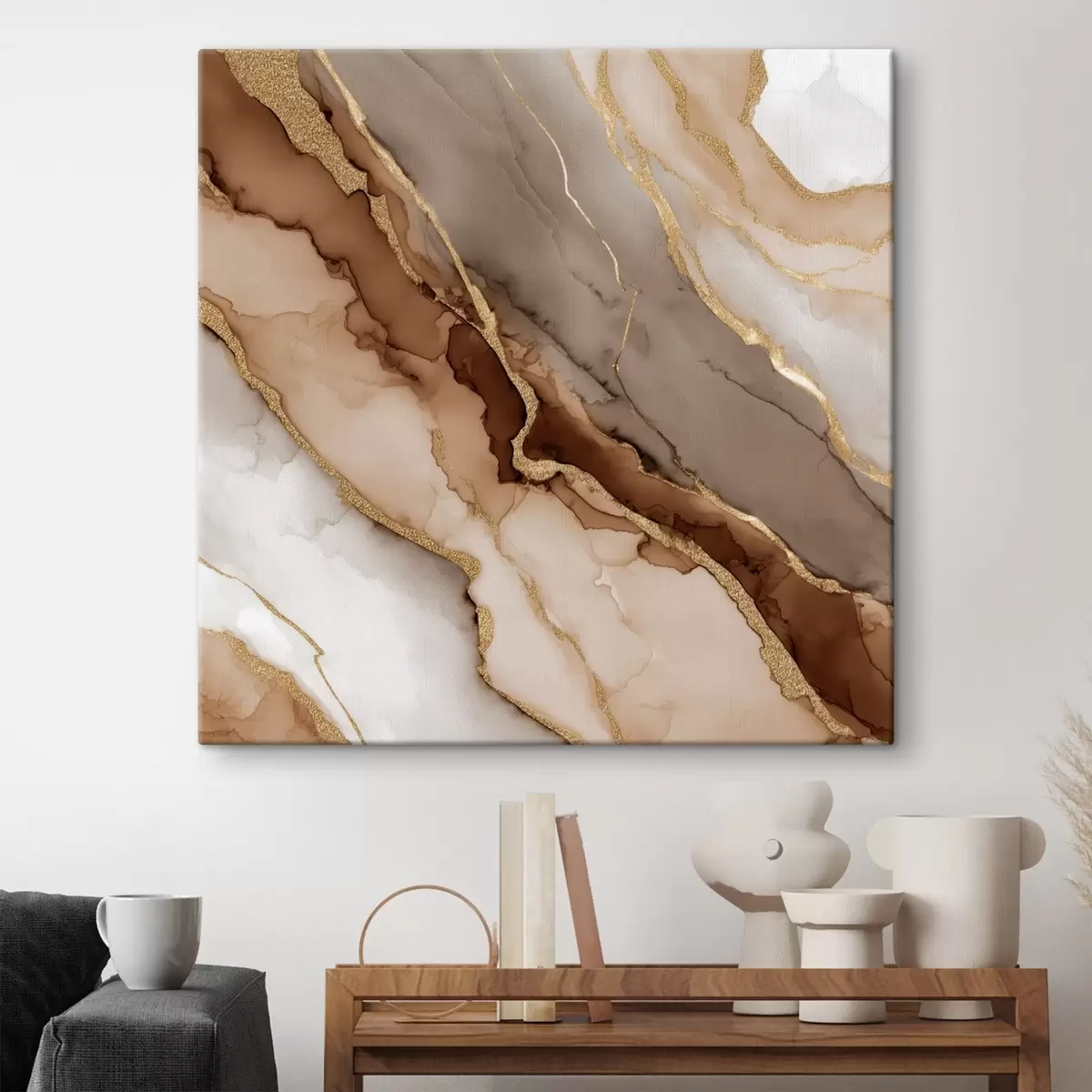 Obraz Textúrovaný kamenný motív v umeleckom štýle s46643