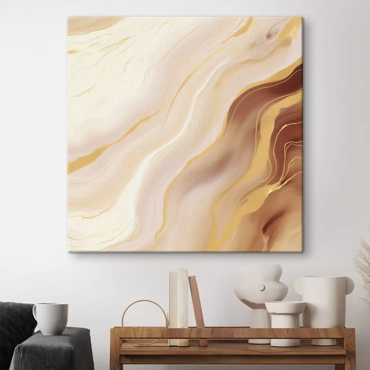 Obraz Kompozícia s prirodzenými farebnými prechodmi s46661