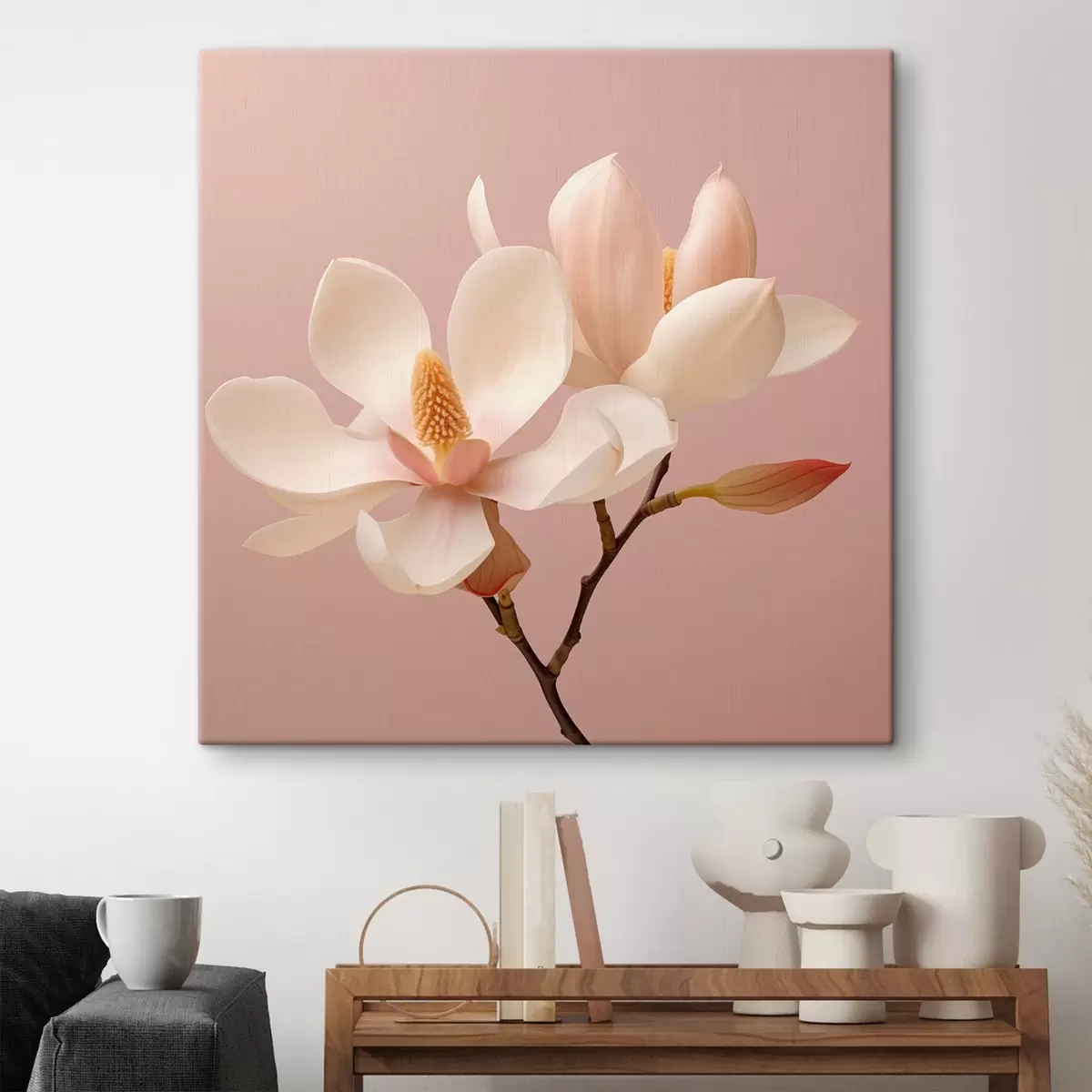 Obraz Jemné okvetné lístky v pastelových farbách s46666