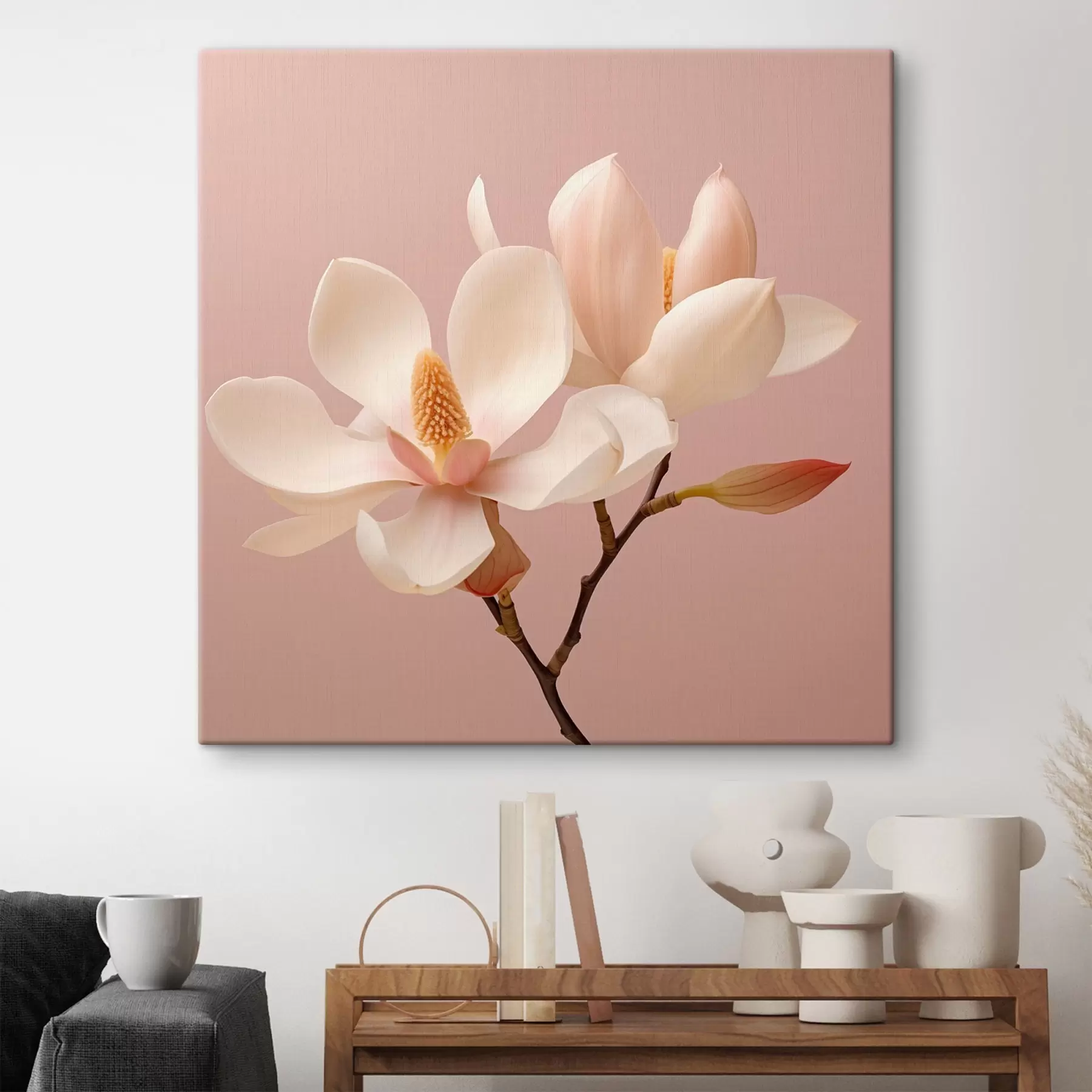 Obraz Jemné okvetné lístky v pastelových farbách s46666