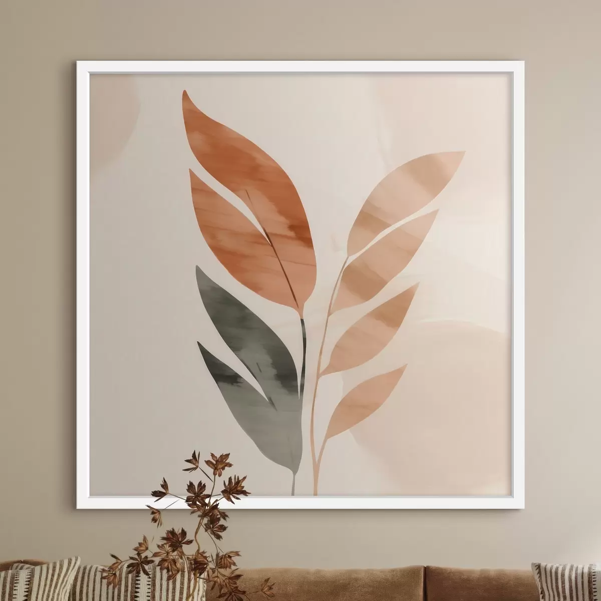 Plagáty Botanická kompozícia v teplých tónoch f46647