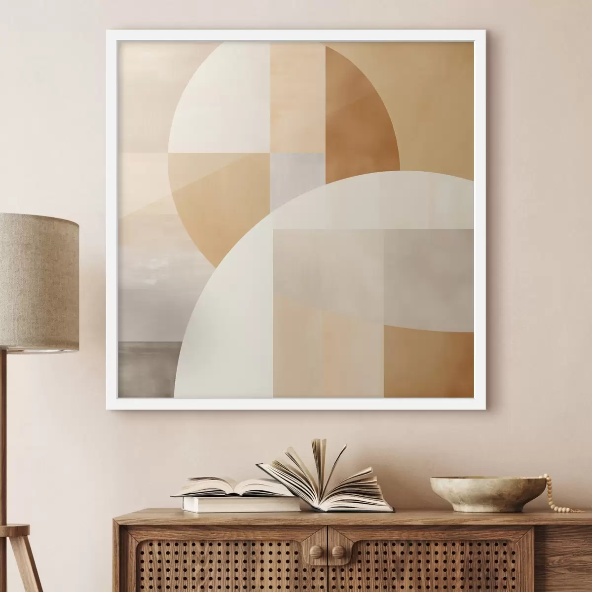 Plagáty Umelecká geometria v pastelových odtieňoch f46650