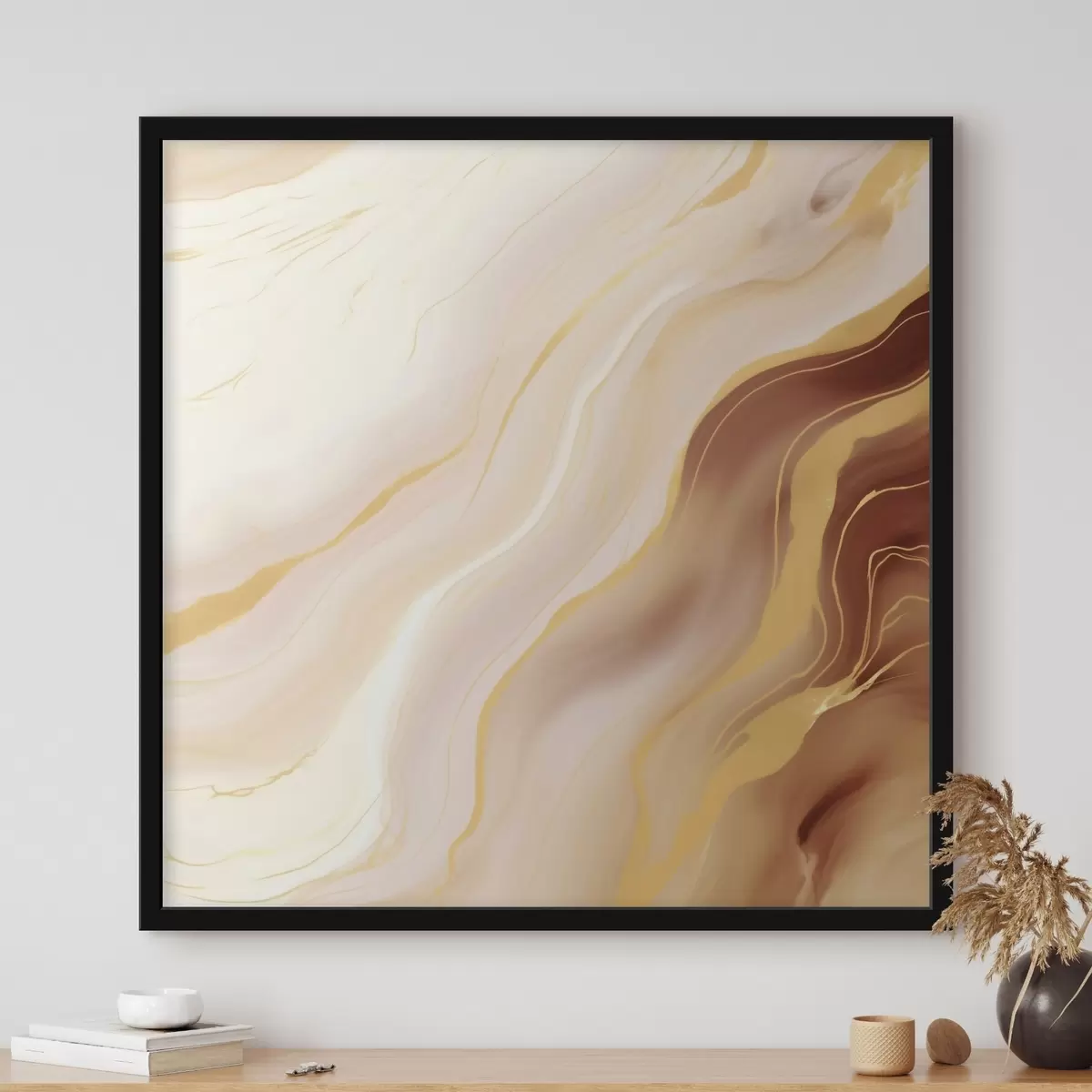 Plagáty Kompozícia s prirodzenými farebnými prechodmi f46661