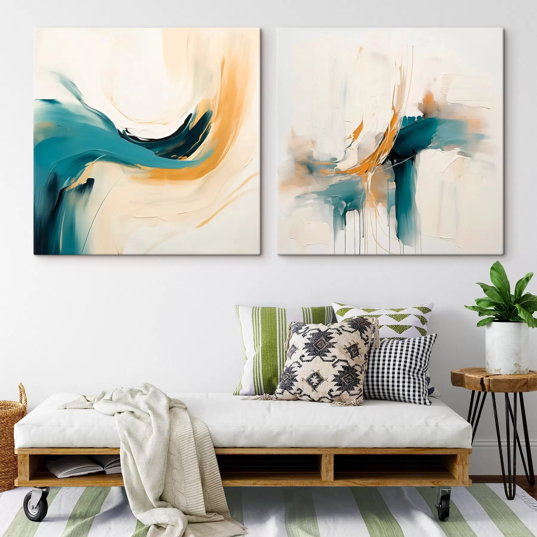 Obraz Umelecká kompozícia s plynulým prechodom farieb m00989