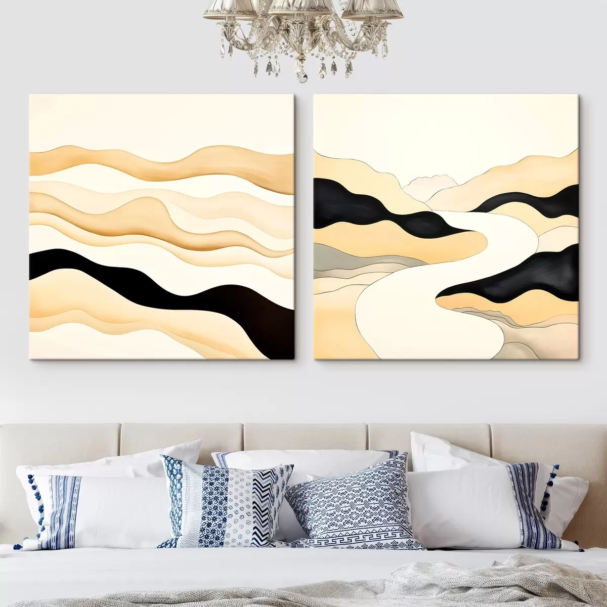 Obraz Abstraktné formy inšpirované prírodnými rytmami m00992