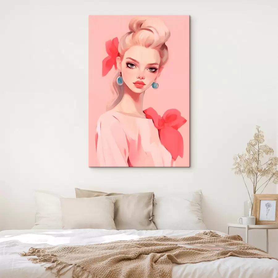 Obraz Dievča v ružovom s46804