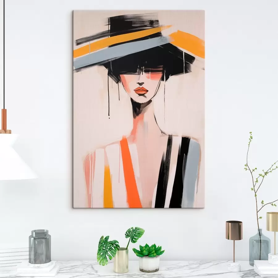 Obraz Kubistický portrét s46809