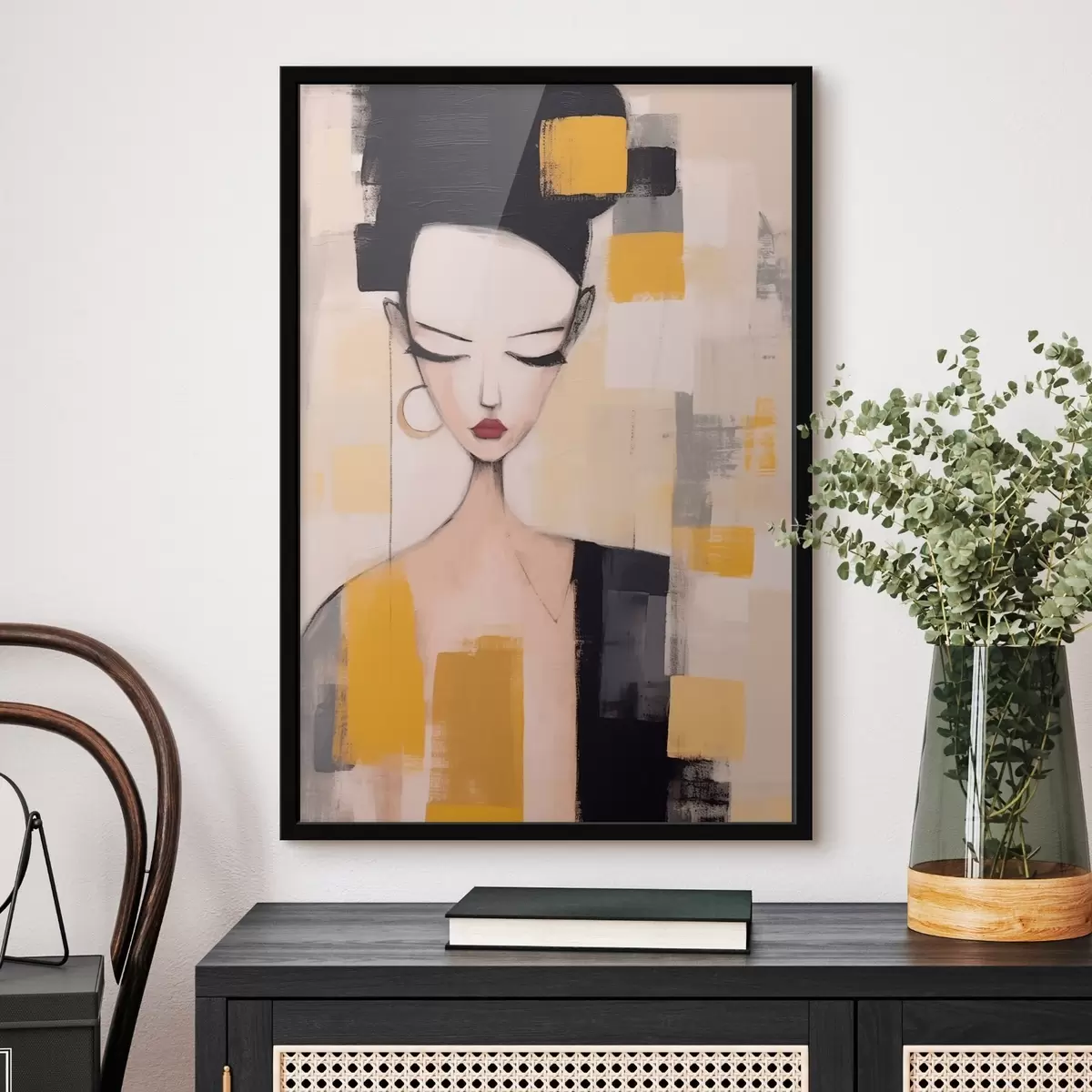 Plagáty Kubistický portrét f46806