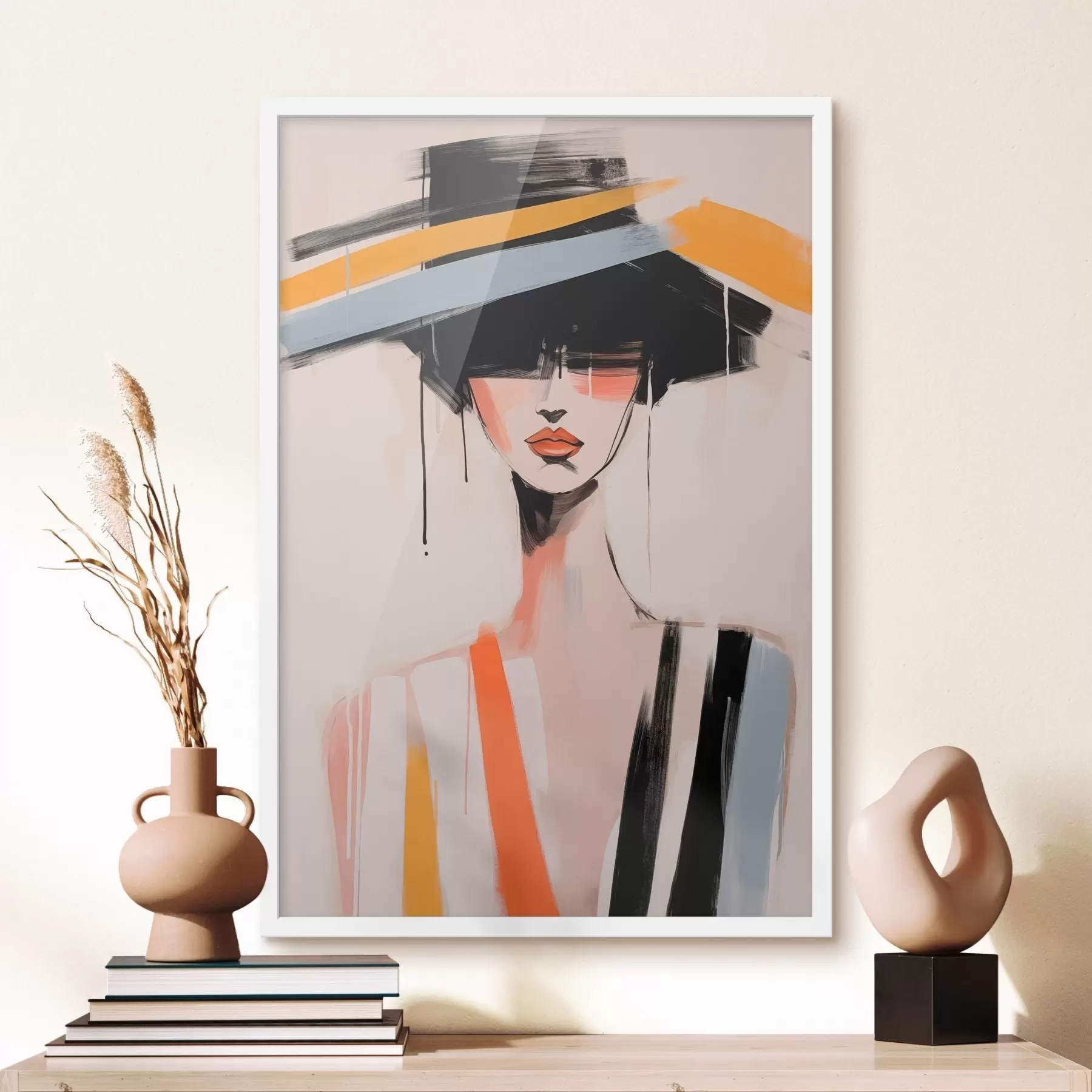 Fototapety Kubistický portrét f46809