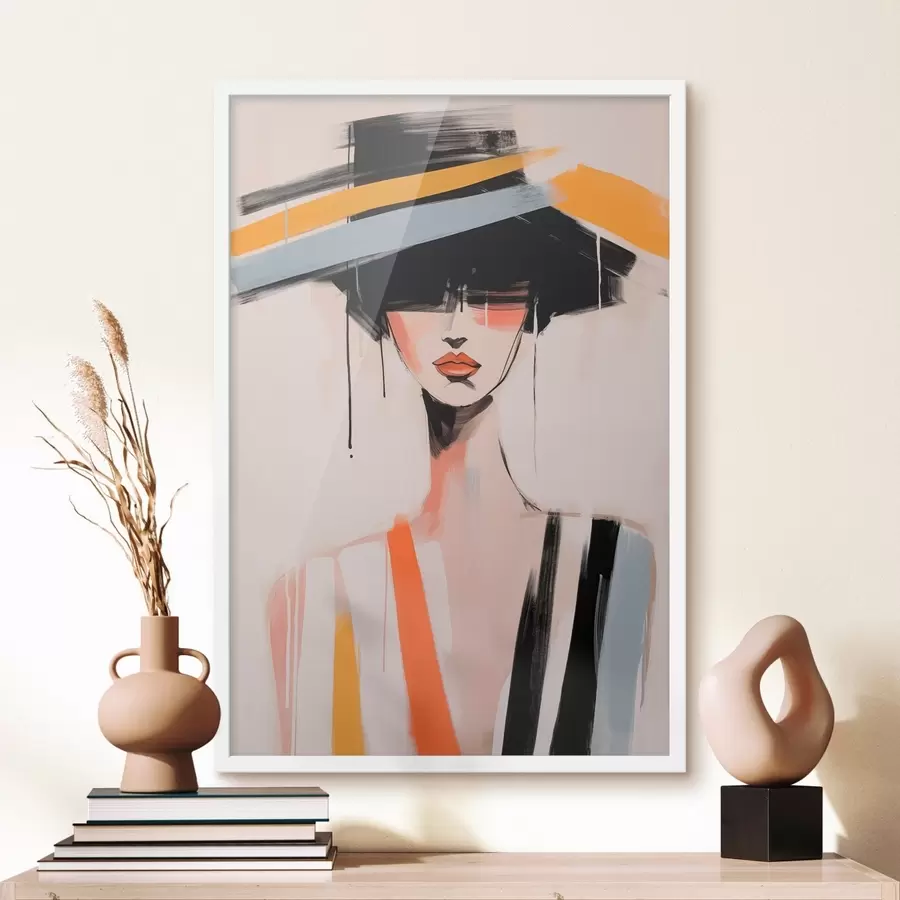 Fototapety Kubistický portrét f46809