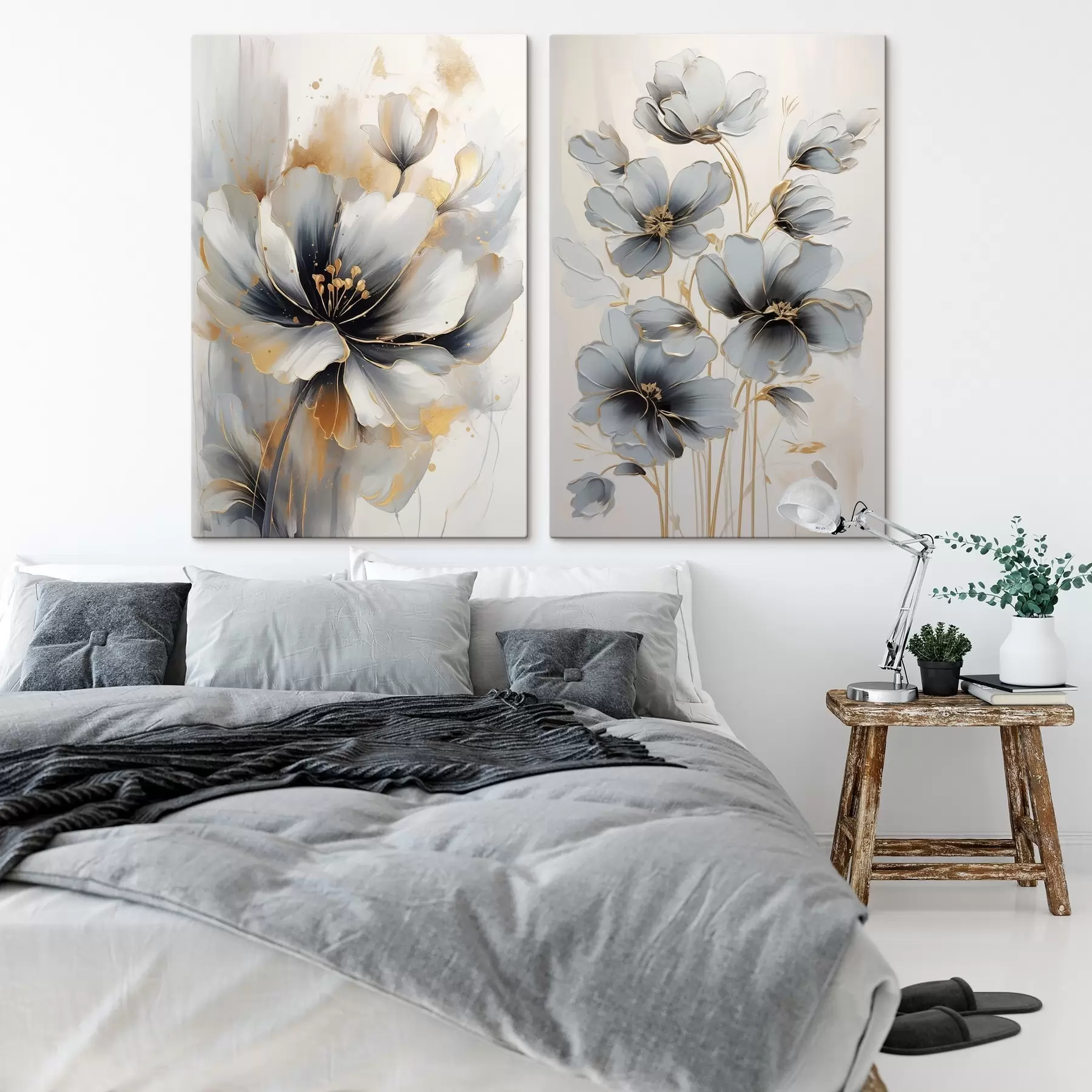 Obraz Abstraktné kvety m01043