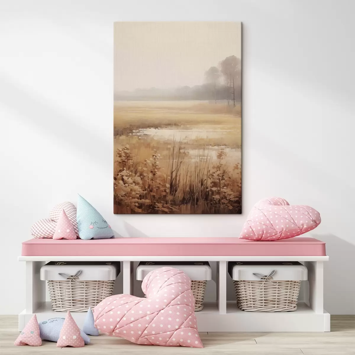 Obraz Sušené kvety na poli s46780