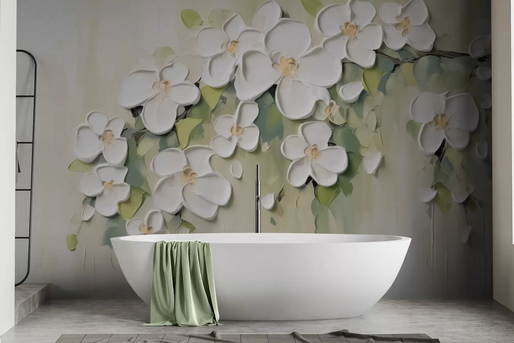 Fototapety Vetva s kvetmi w04978